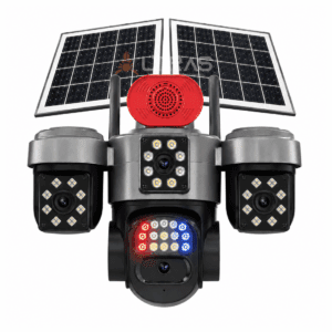 S11 4G 4 Lens 1PTZ Solar Security Camera